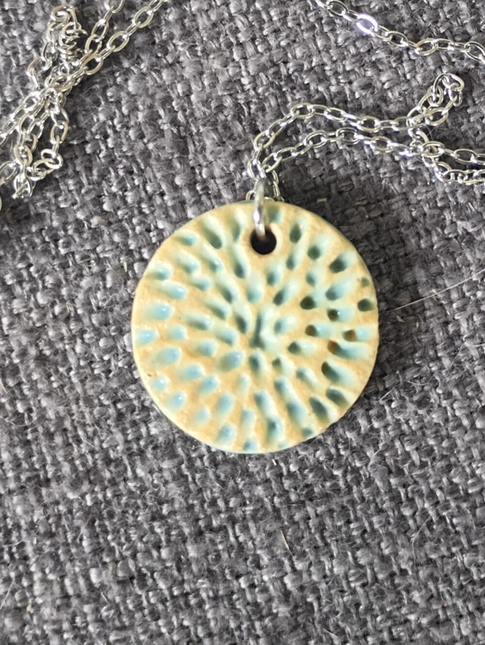 Handmade Ceramic Pendant